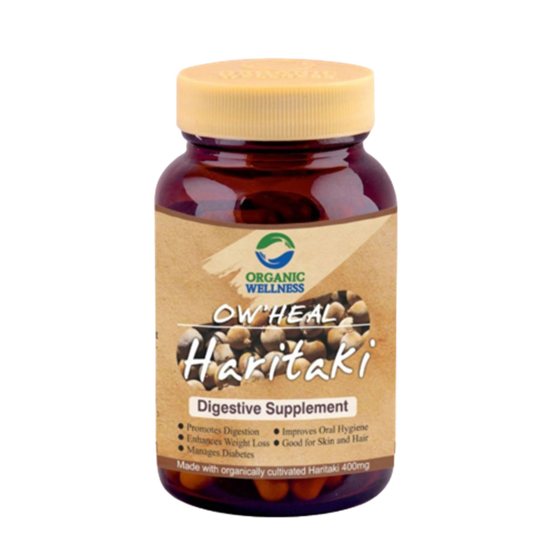 Organic Wellness Haritaki 90 Capsules Bottle
