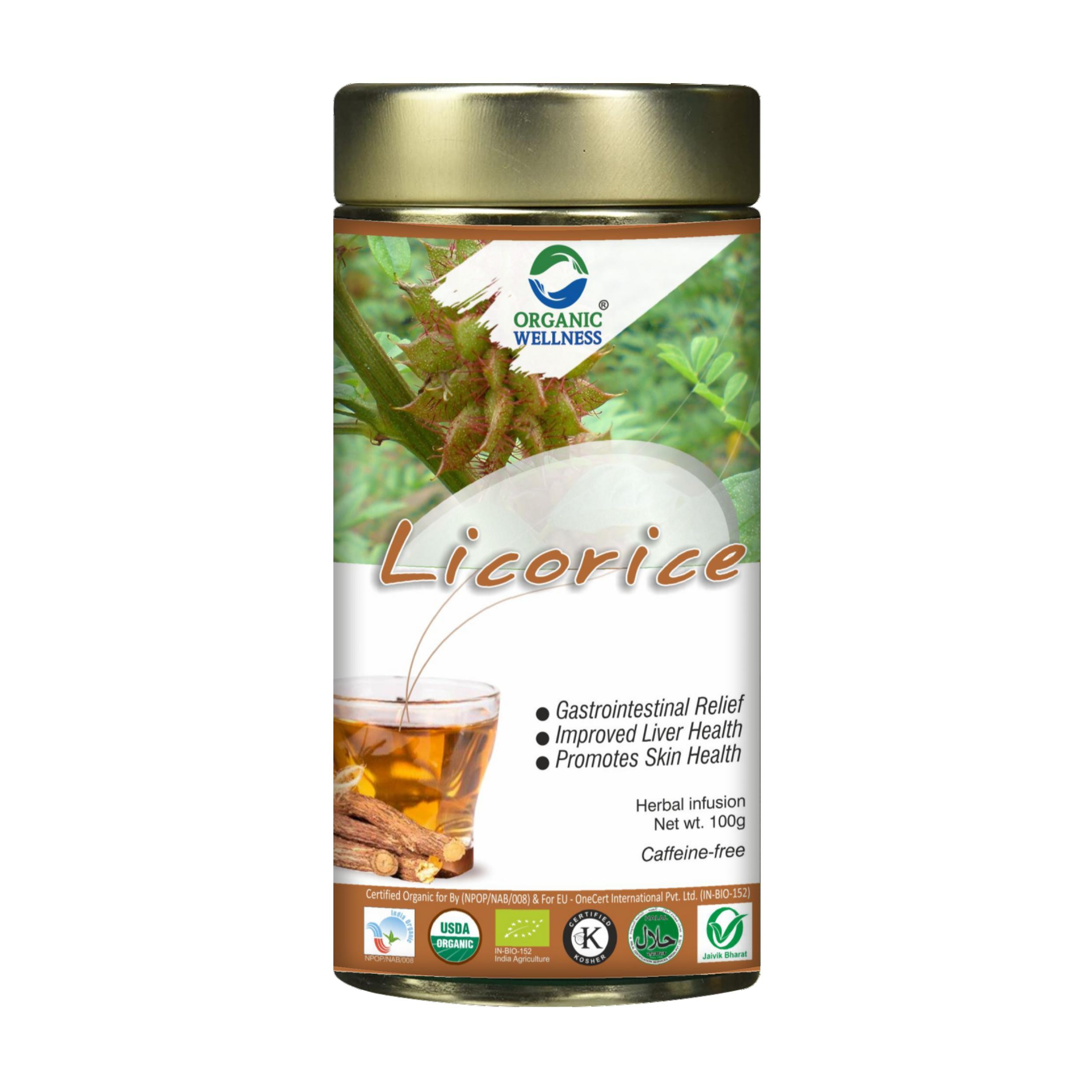 Organic Wellness Licorice Tea Tin Pack