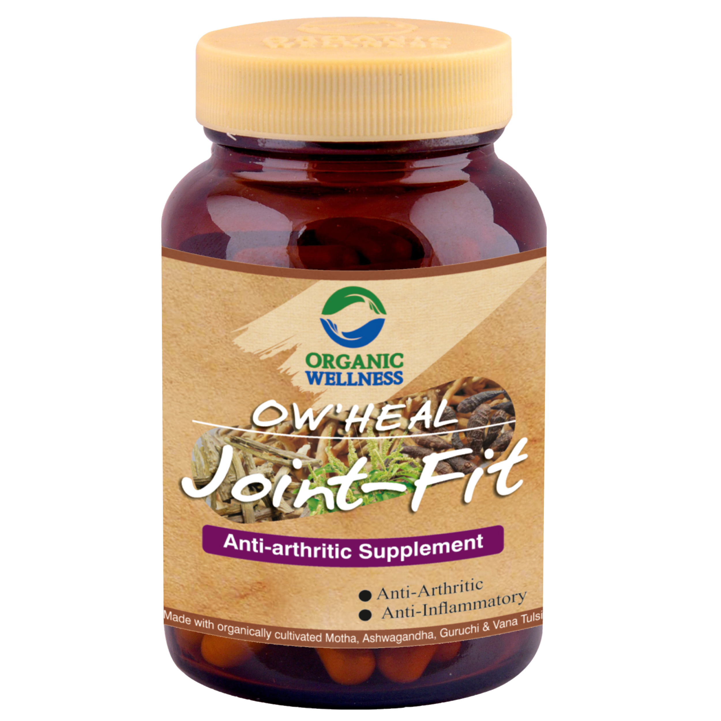 Organic Wellness Joint Fit 90 Capsules Bottle