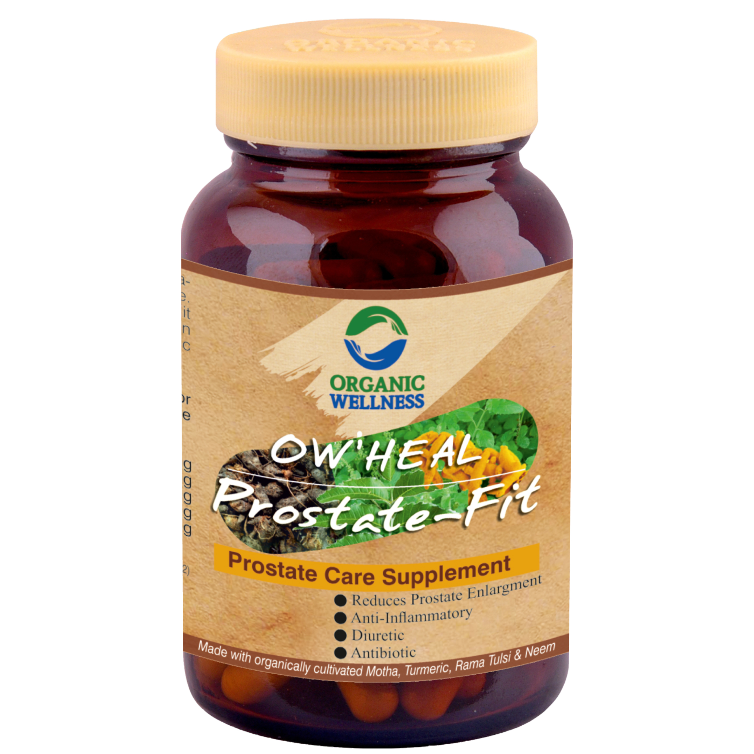 Organic Wellness Prostate Fit 90 Capsules Bottle