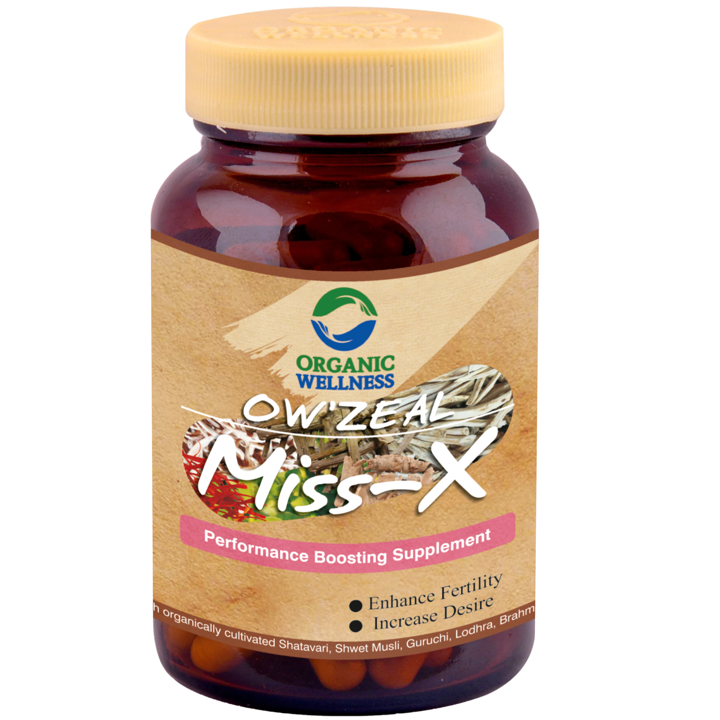 Organic Wellness Miss X 60 Capsules Bottle