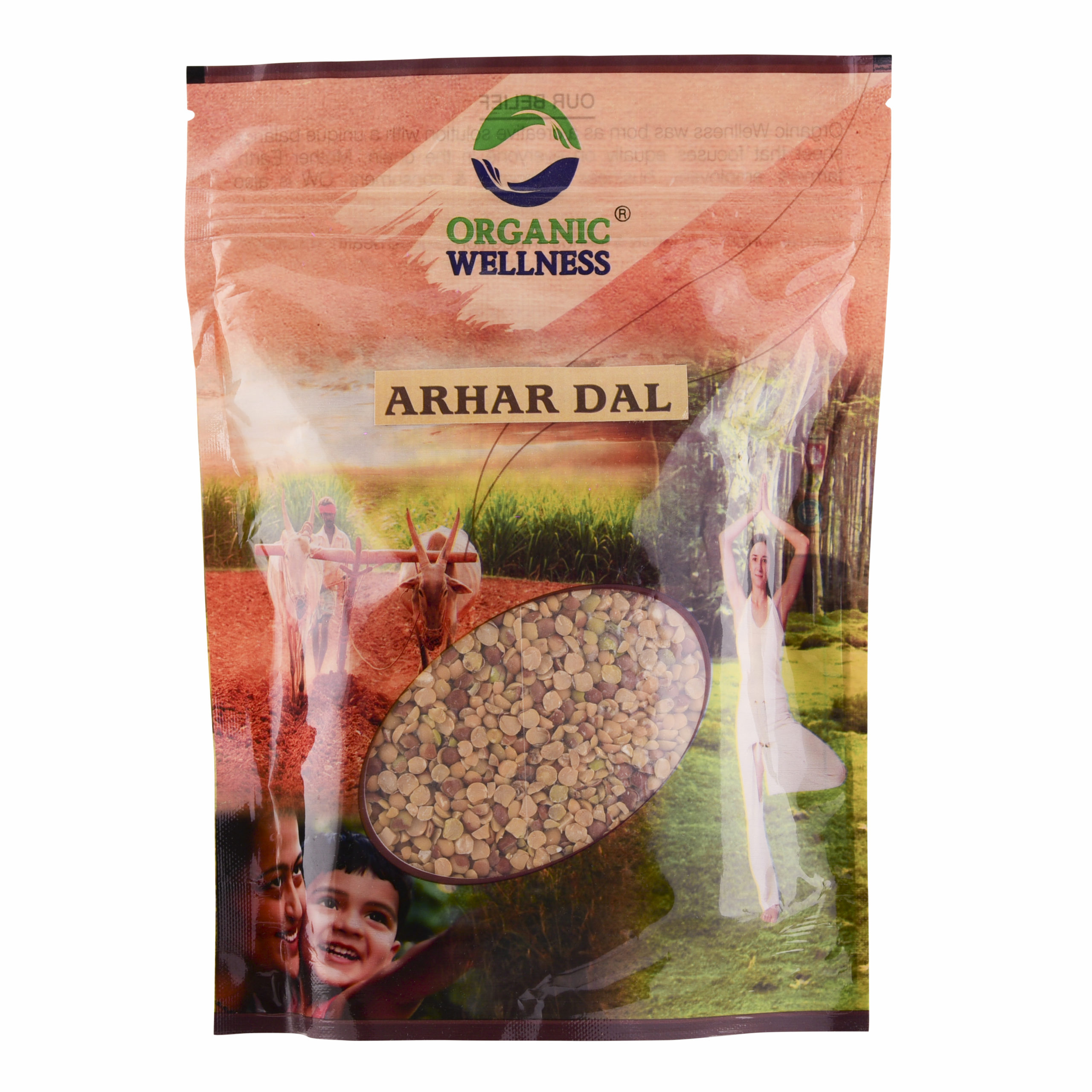 Organic Wellness Arhar Dal, 450 grams