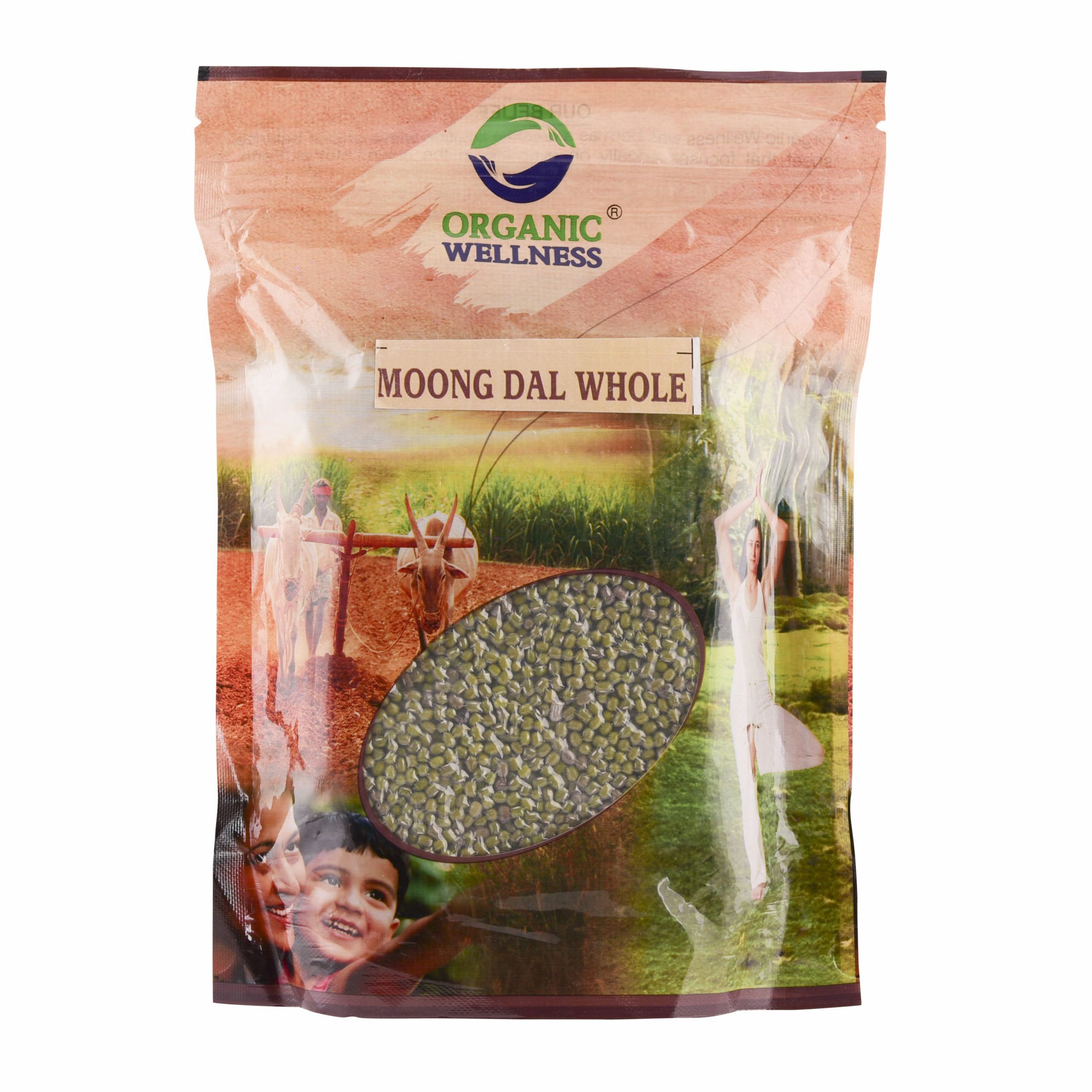 Organic Wellness Moong Dal Whole, 450 grams