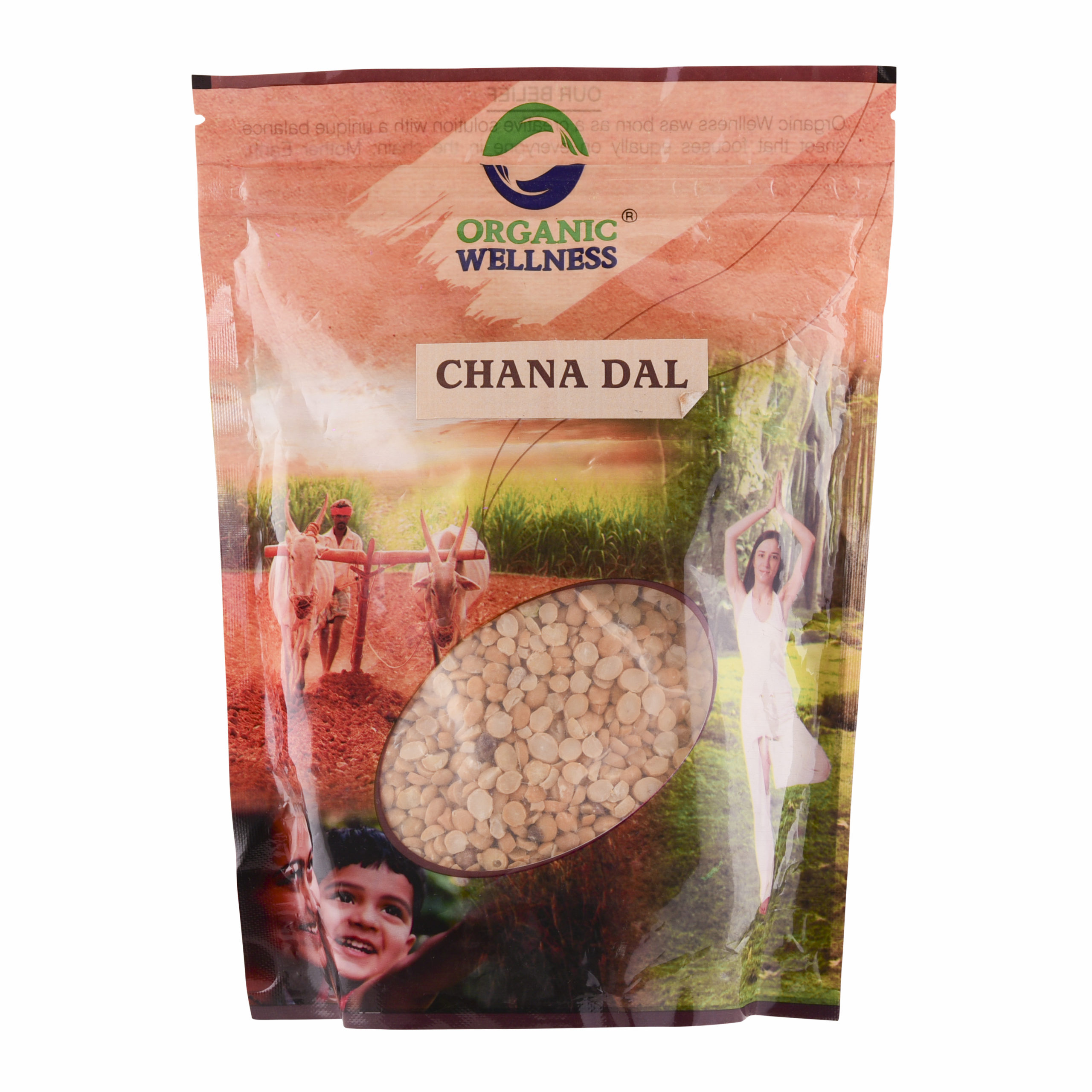 Organic Wellness Chana Dal, 450 grams