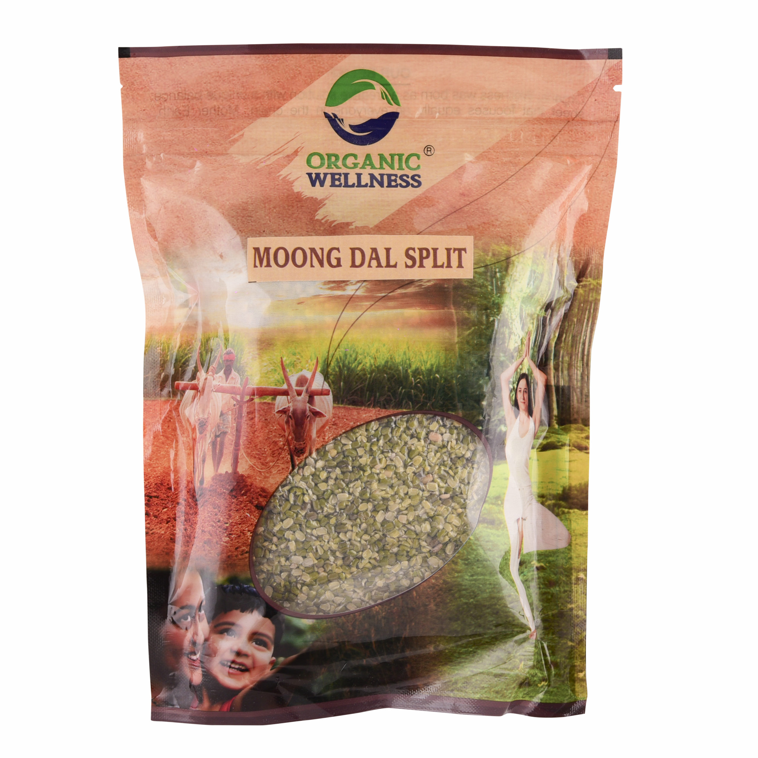 Organic Wellness Moong Dal Split, 450 grams