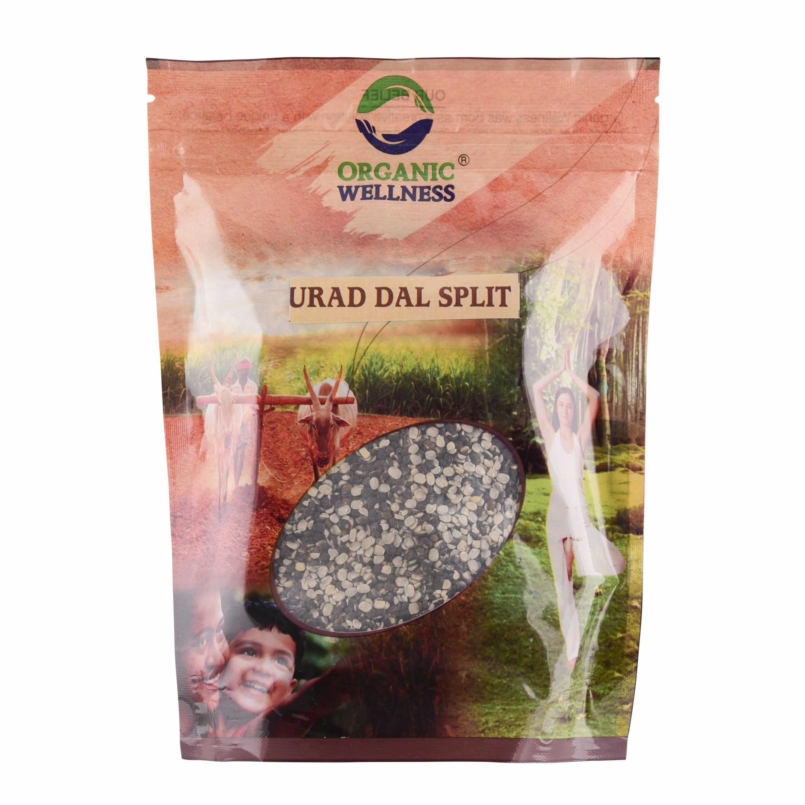 Organic Wellness Urad Dal Split, 450 grams