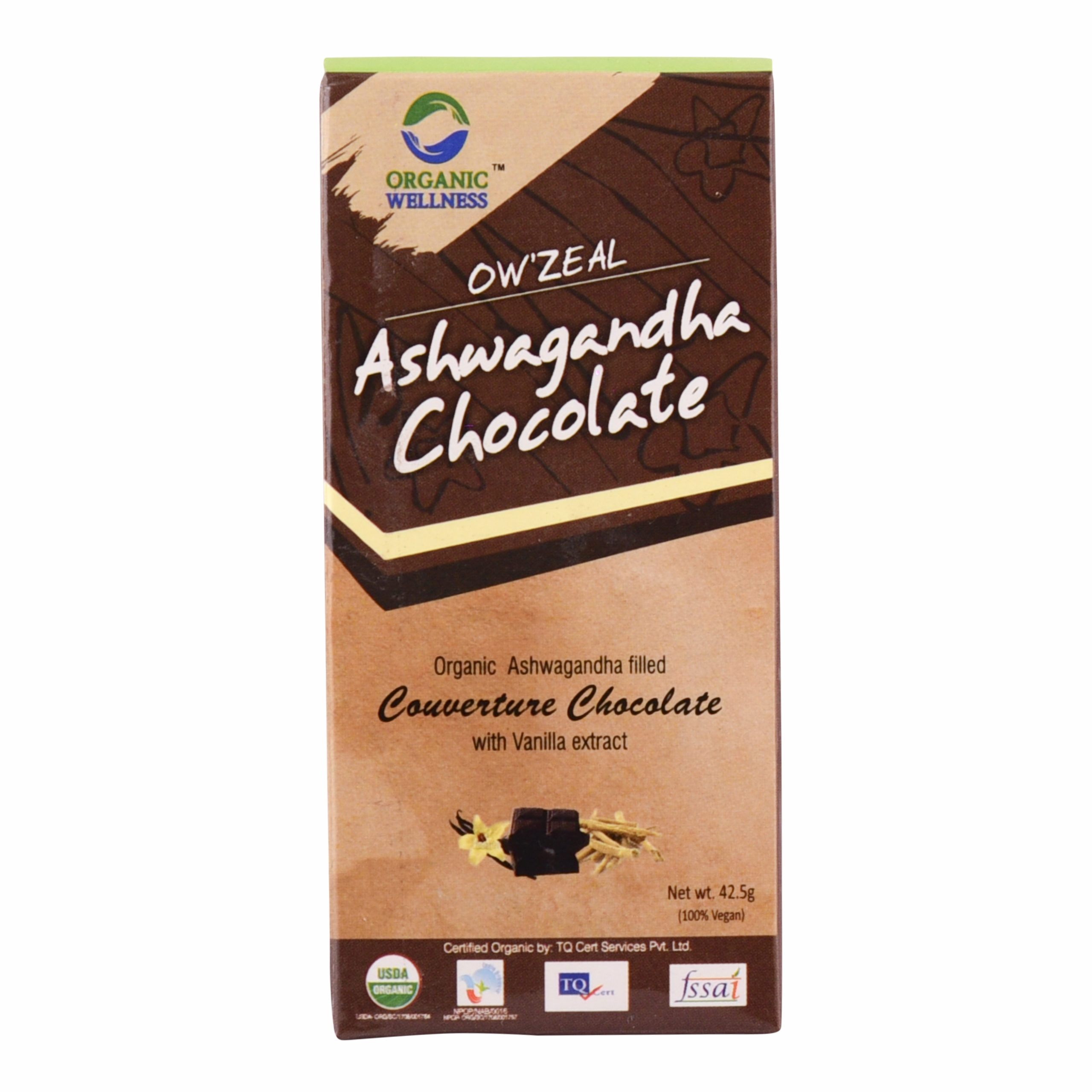 Organic wellness Ashwagandha Chocolate