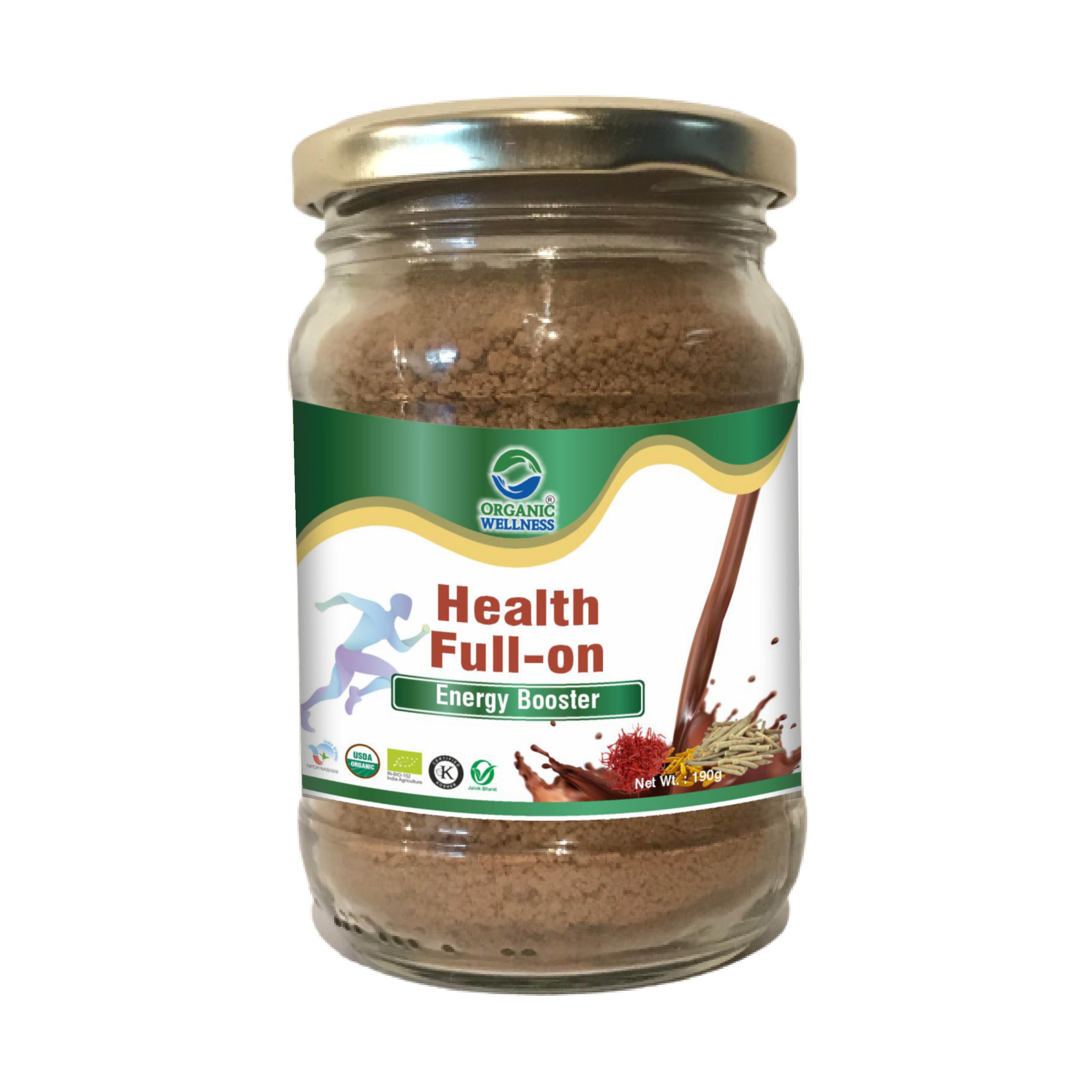 Organic Wellness Health Full-On Energy Booster 190 Gram