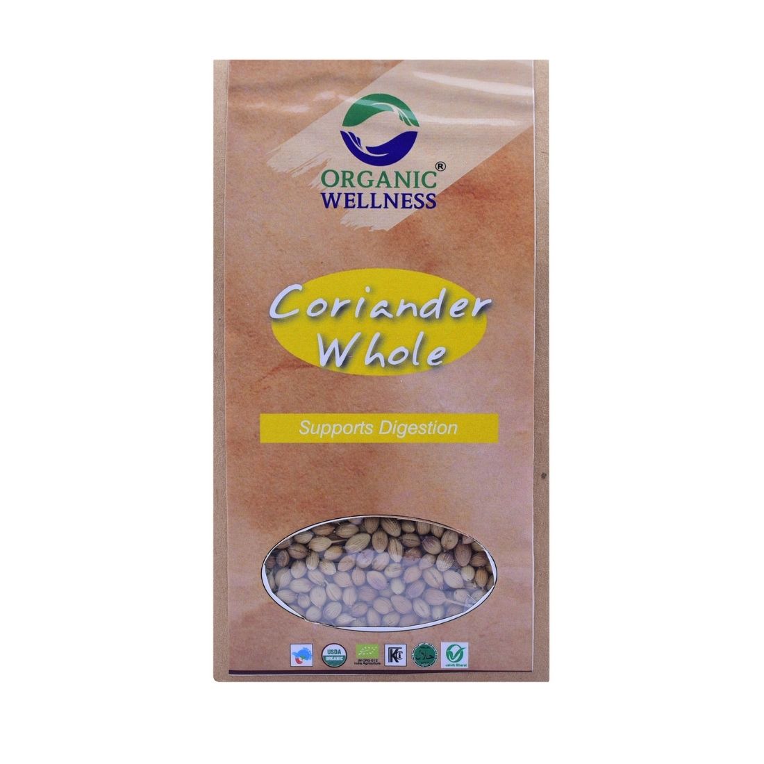 Organic Wellness Coriander Whole 75 Grams