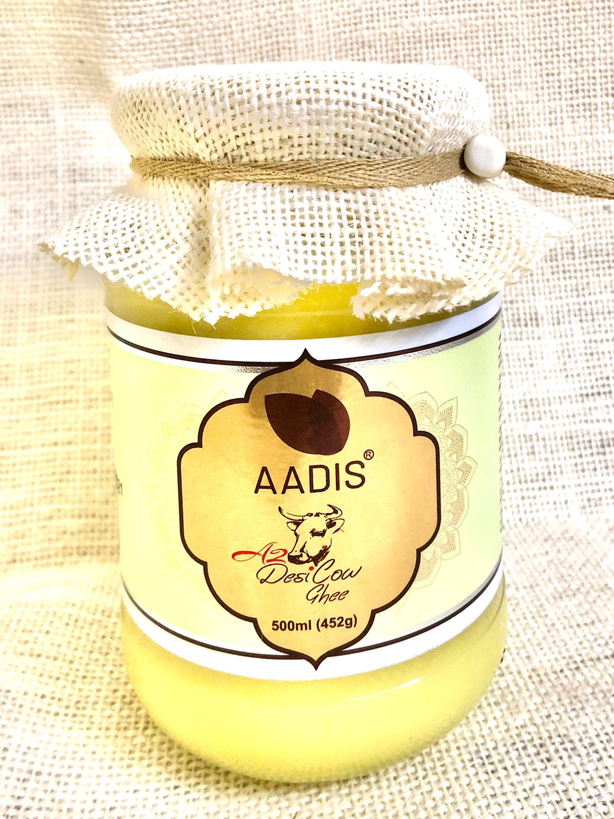 Aadis A2 Desi Cow Ghee 500ml