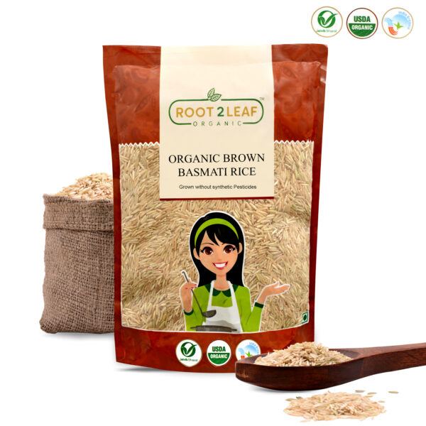 Organic Brown Basmati Rice 1 Kg