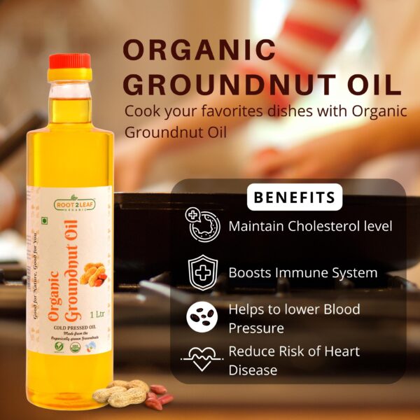 Organic Cold Pressed Groundnut Oil