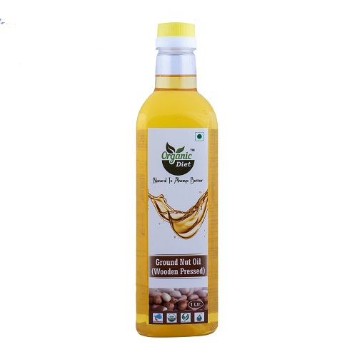 Organic Diet Organic Cold Wooden Pressed Groundnut Oil