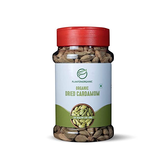 Plantonorganic Organic Dried Cardamom (100g) | Elaichi