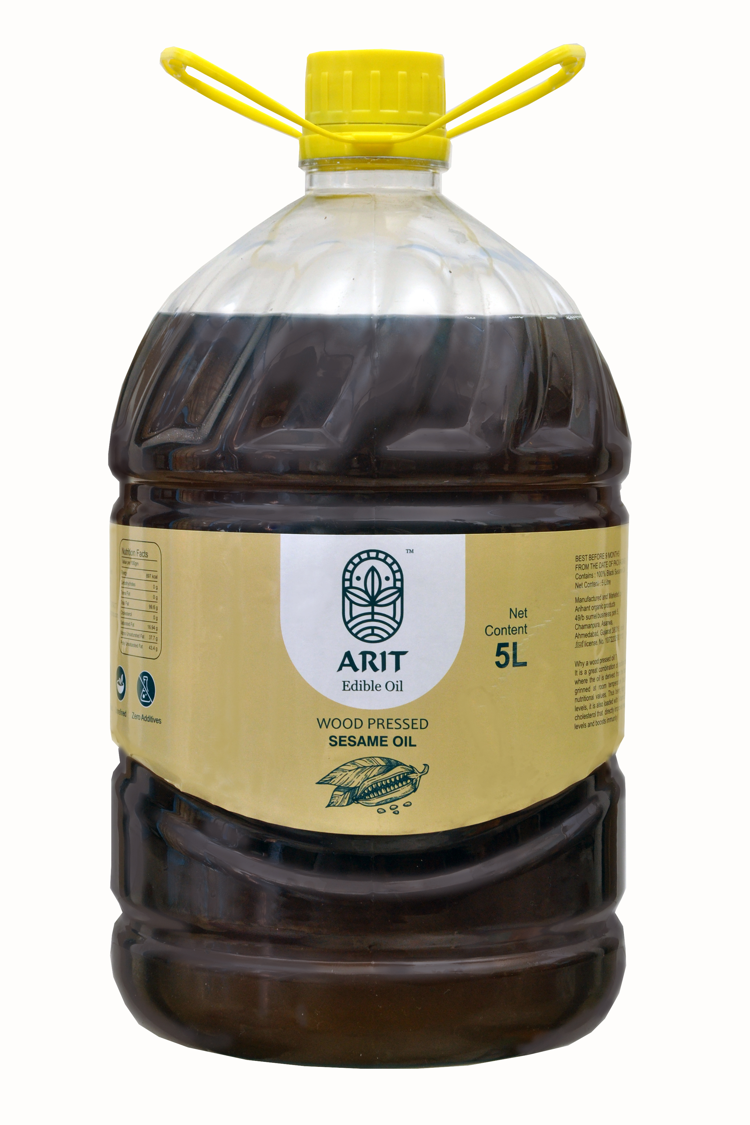 ARIT wood pressed black sesame oil