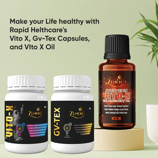 VITO - X Capsule + GV TEX Capsule + VITO - X Oil for Male