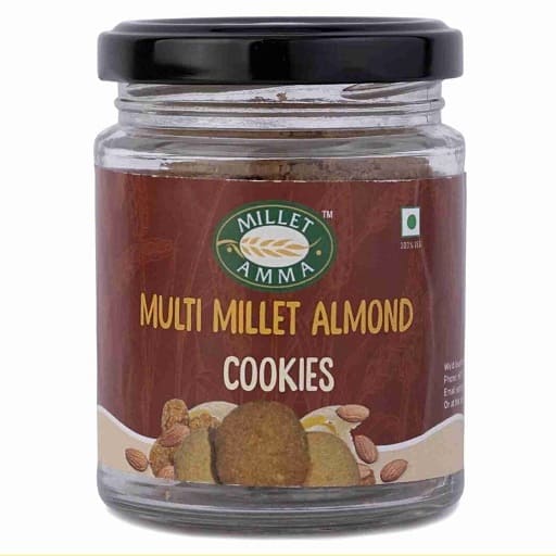 Almond Cashew and Millet Cookies