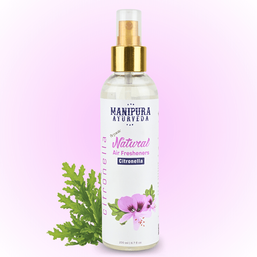 Pure Organic Citronella Mosquito Repellent Spray for Home & Office, Skin & Pet Friendly