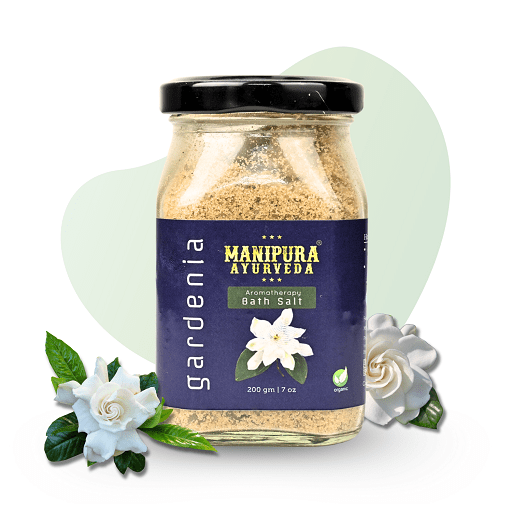 Pure Organic Gardenia Bath Salt for relaxing Body and Foot Spa made with Epsom salt and Essential Oil