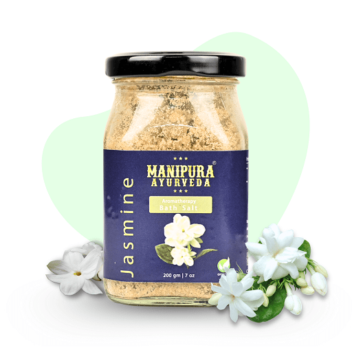 Pure Organic Jasmine Bath Salt for relaxing Body and Foot Spa made with Epsom salt and Essential Oil