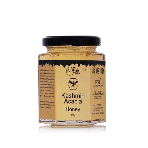 Aswah Organic Kashmir White Honey, 100 % Pure