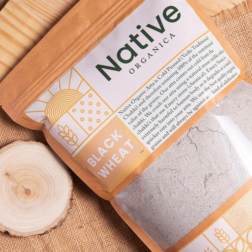 Hand Chakki Natural Stone Black Wheat Atta