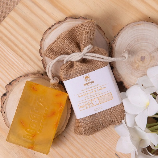 Hand Made Soap - Sandalwood and Safron