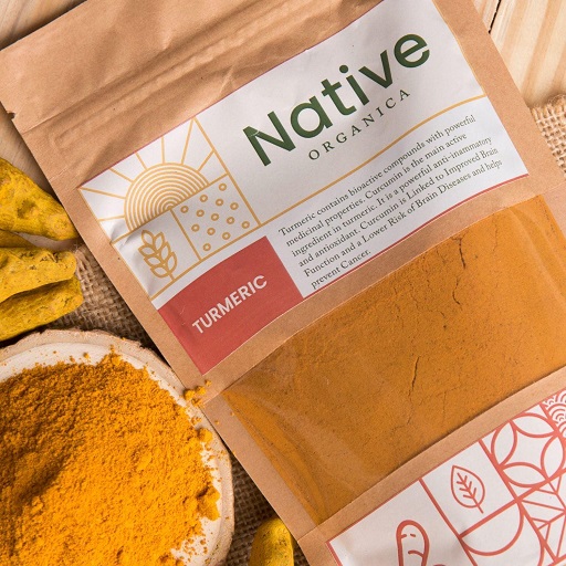 Hand Hammered Cold Crushed Turmeric Powder