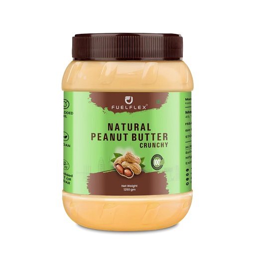 Natural peanut butter with pack of 1250gm