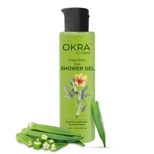 Natural Okra Shower Gel