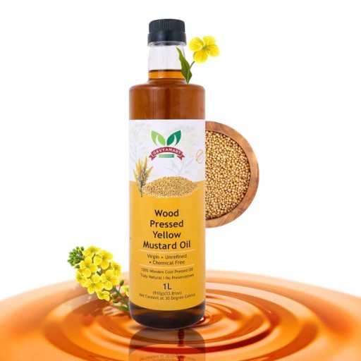 Gavyamart Organic Yellow Mustard Oil