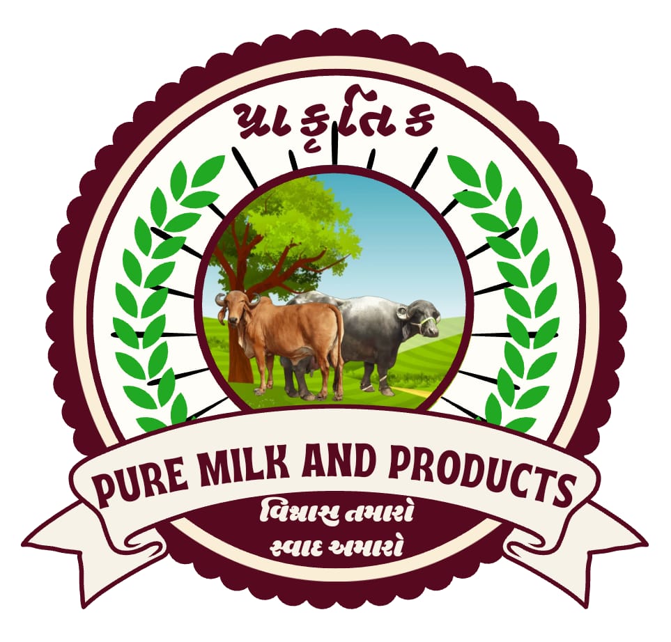 Raj Prakrutik Dairy Farm logo