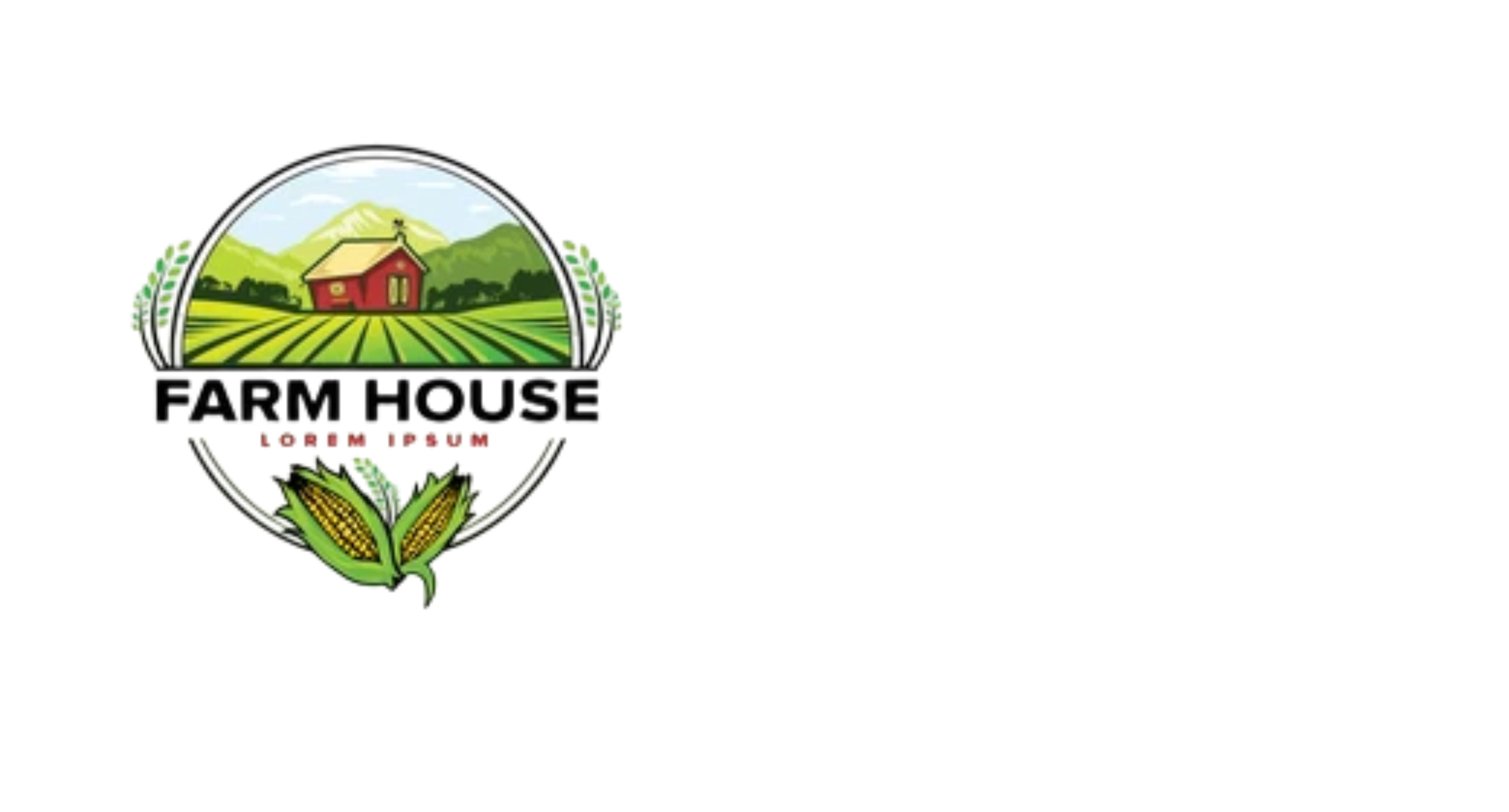 organic farm house logo