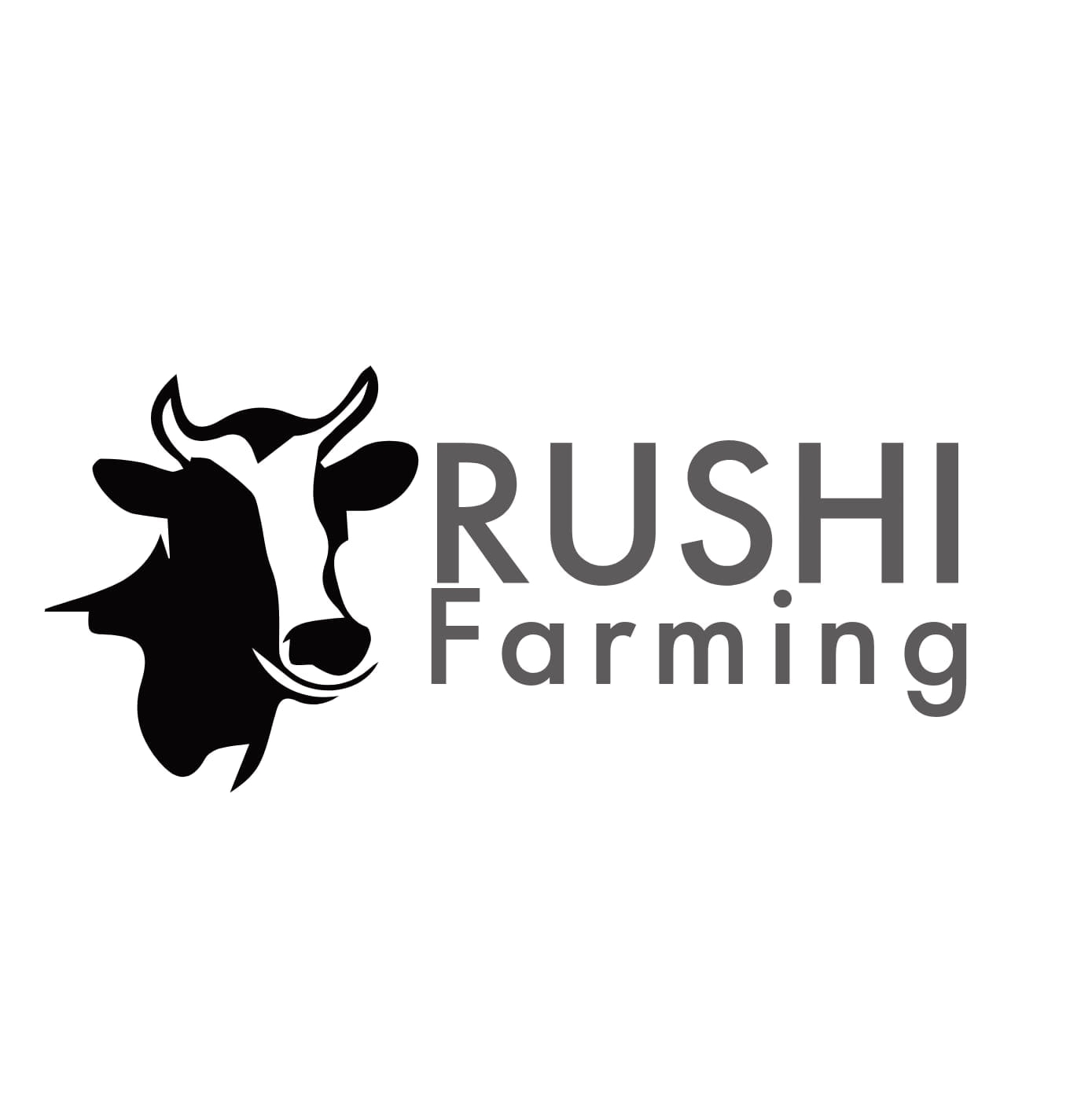 Rushi krushi farm logo