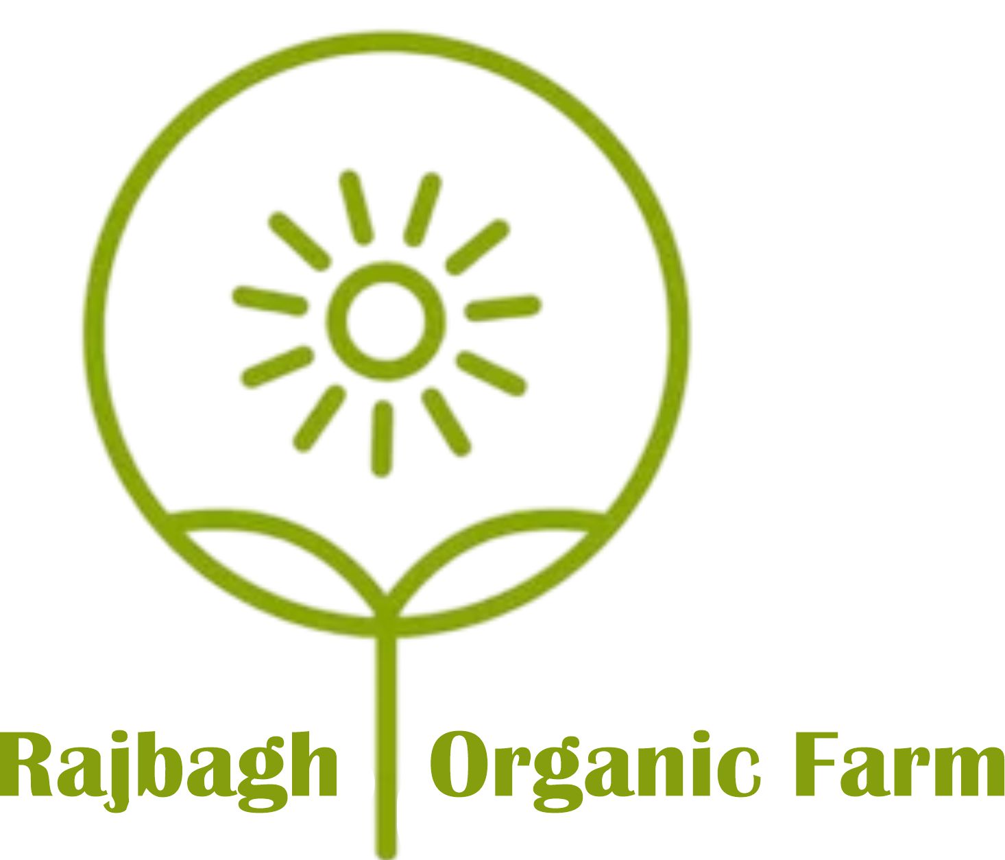 Rajbagh organic farm logo
