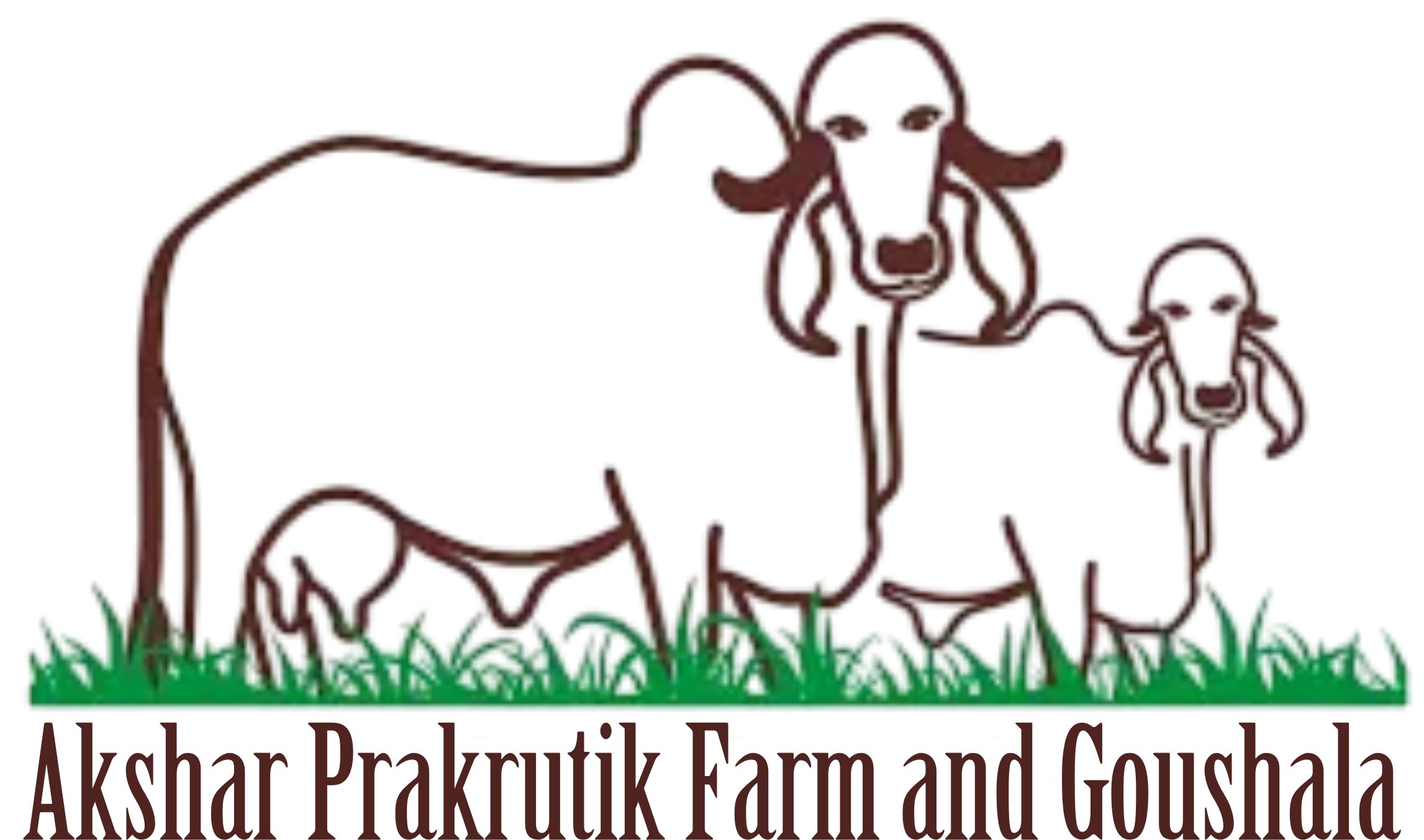 Akshar prakrutik farm and goushala logo