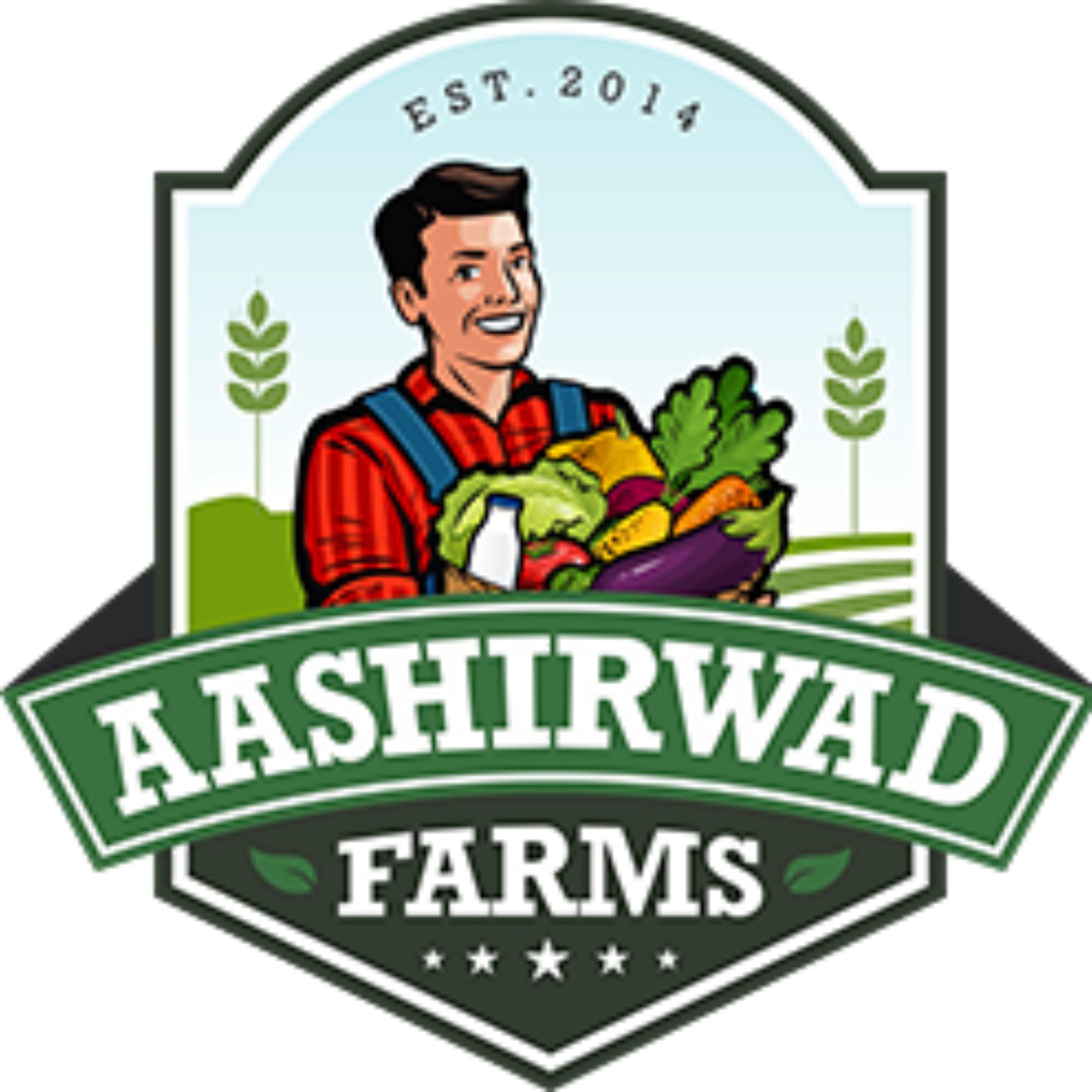 Aashirwad javik krishi farm logo