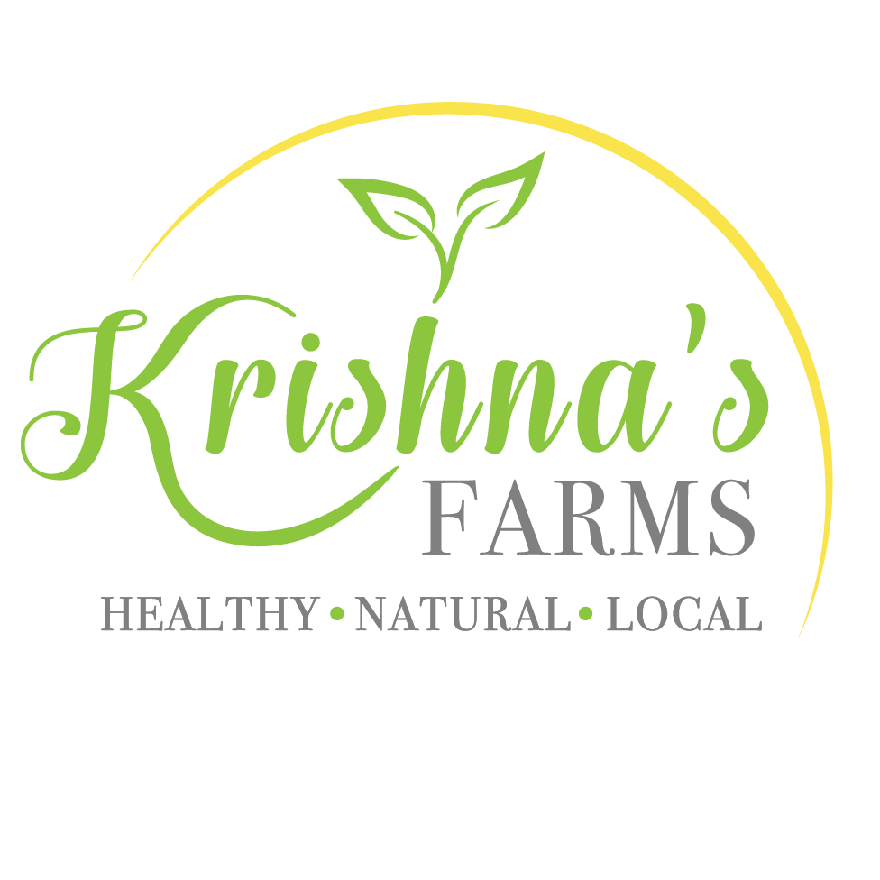 Krishna natural organic farm logo
