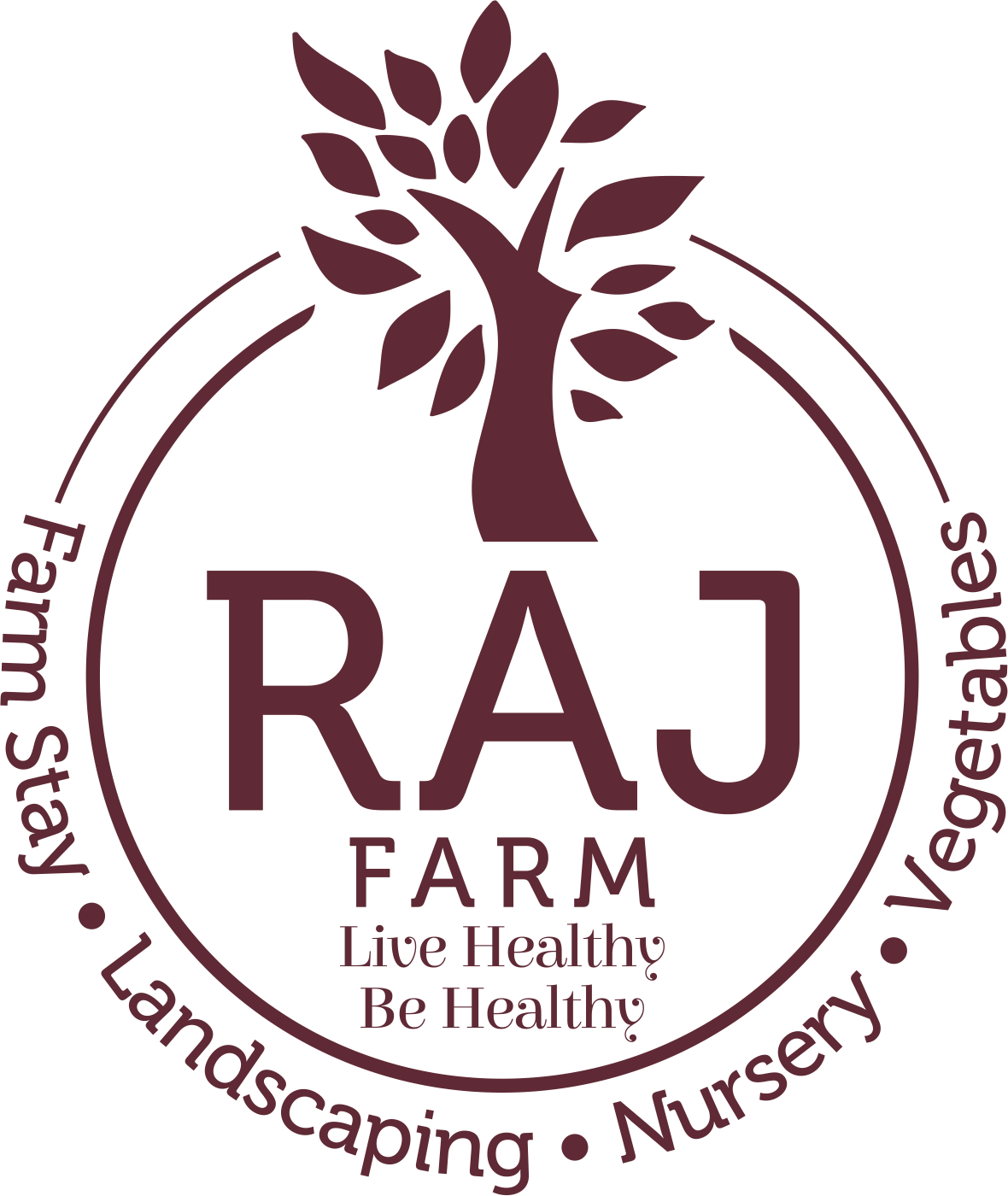 raj prakrutik farm logo