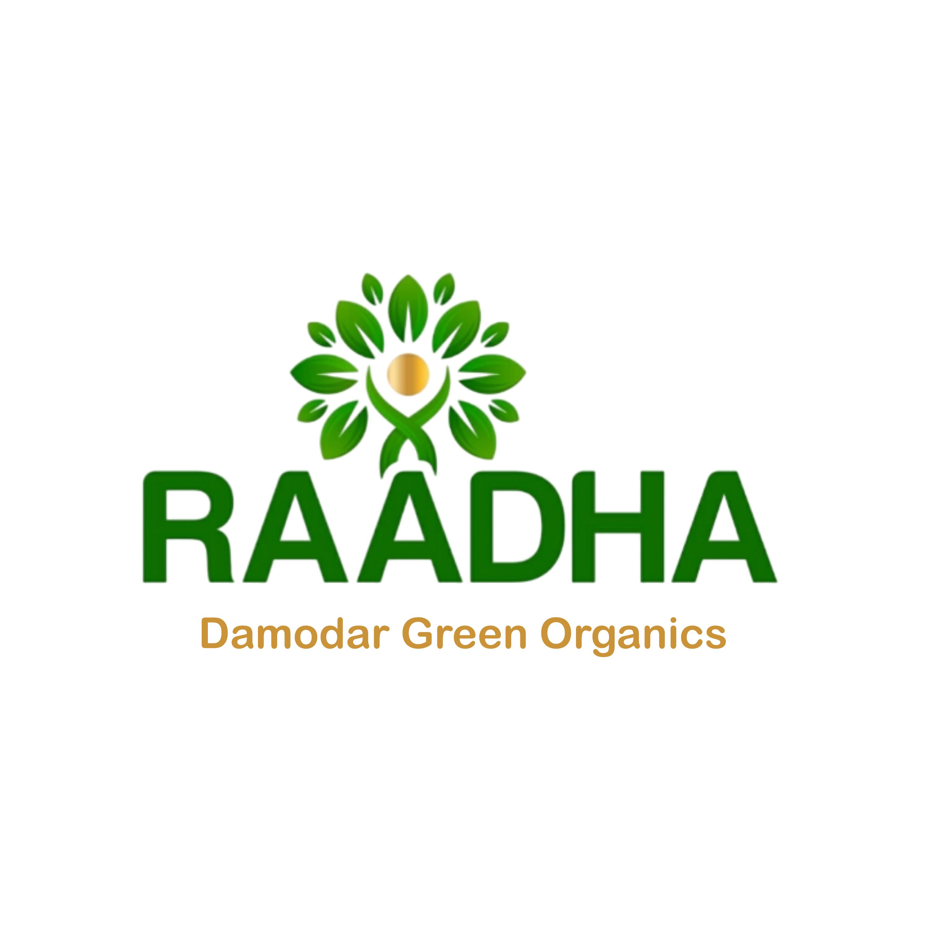Radha Damodar green Organics logo