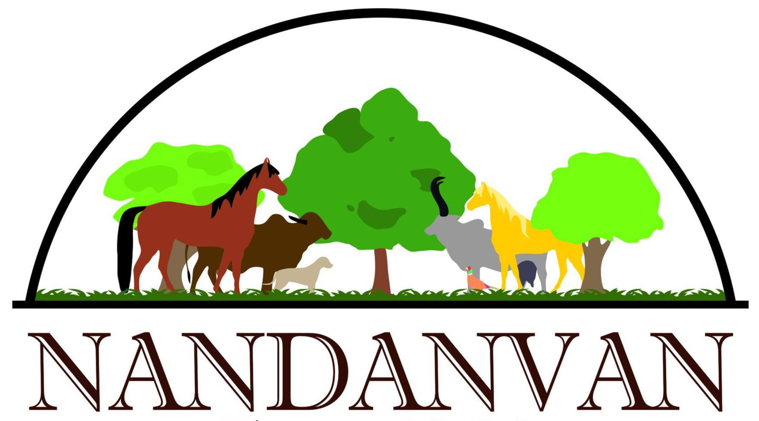 Nandanvan Prakrutik farm and nursery logo