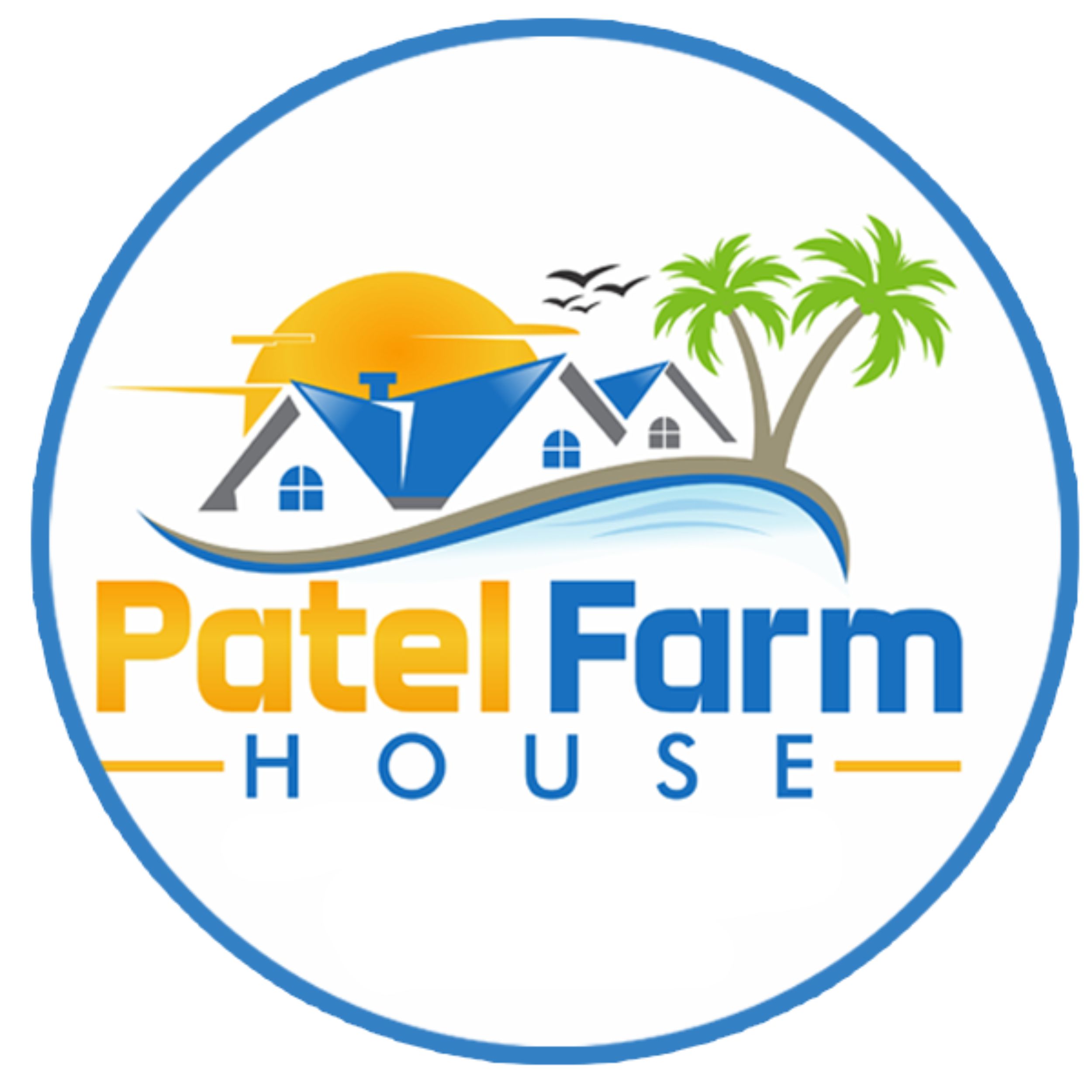 Patel farm house logo