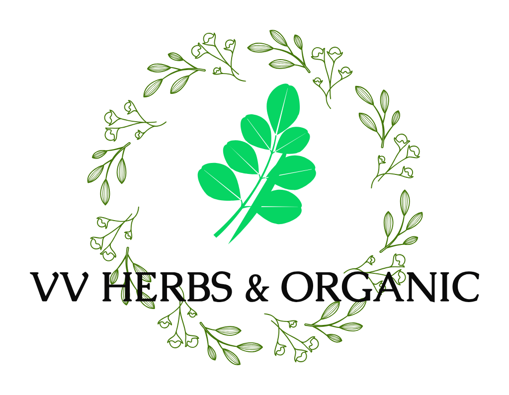 vv herbs and organic logo
